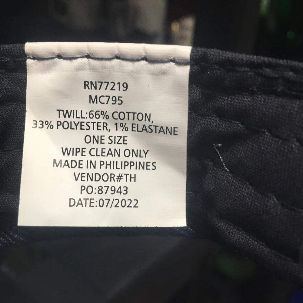 McDonalds Crew Staff Visor Blue Denim Adjustable Snap Back Hat 2022